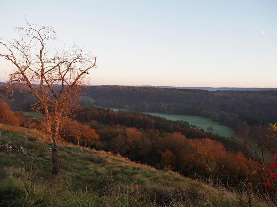 La Roche Trouee - Maison Avec Vue A Nismes Zewnętrze zdjęcie